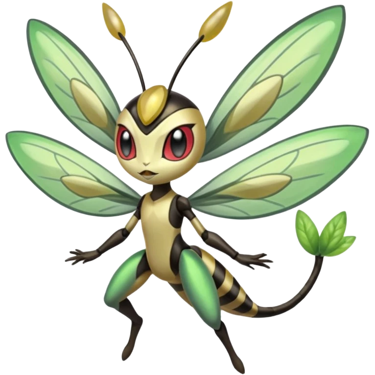 Meloetta-Beedrill-Celebi-fusion emoji