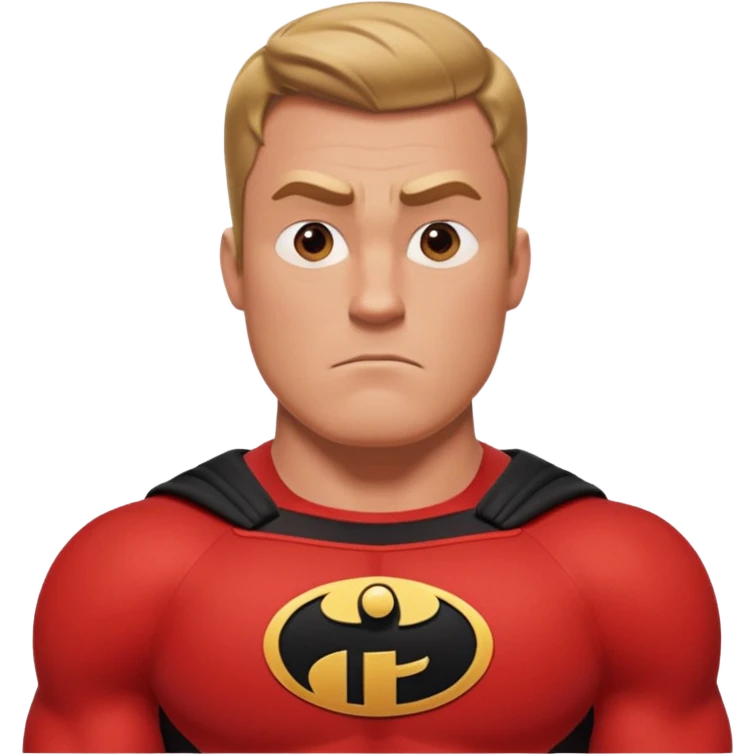 Mr. Incredible from The Incredibles Movie emoji