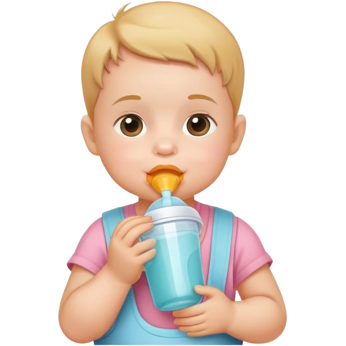 Baby drinking juice  emoji