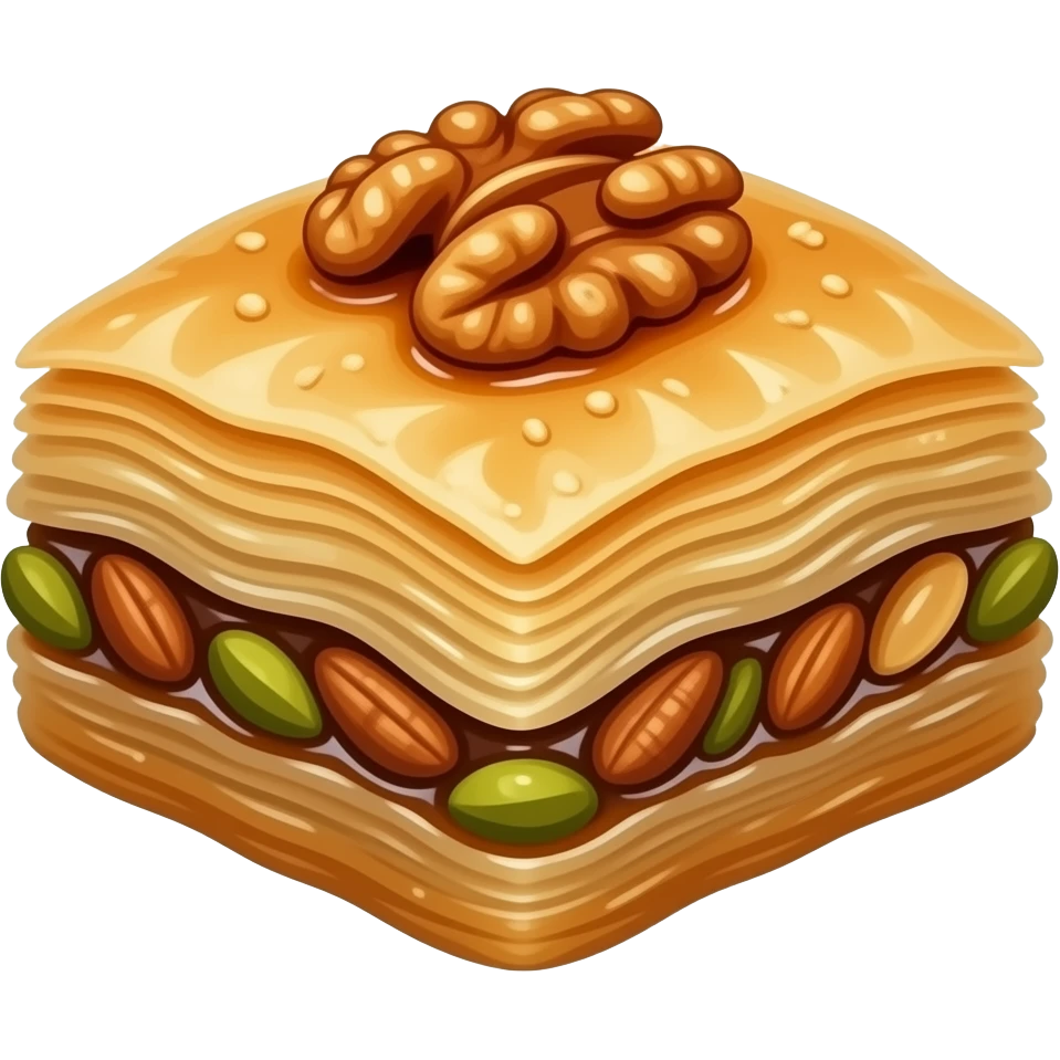 пахлава восточная с орехами emoji