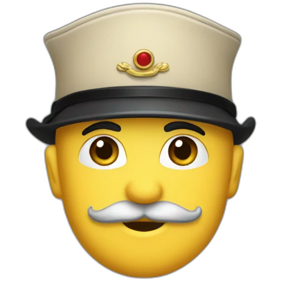general kepi hat  emoji