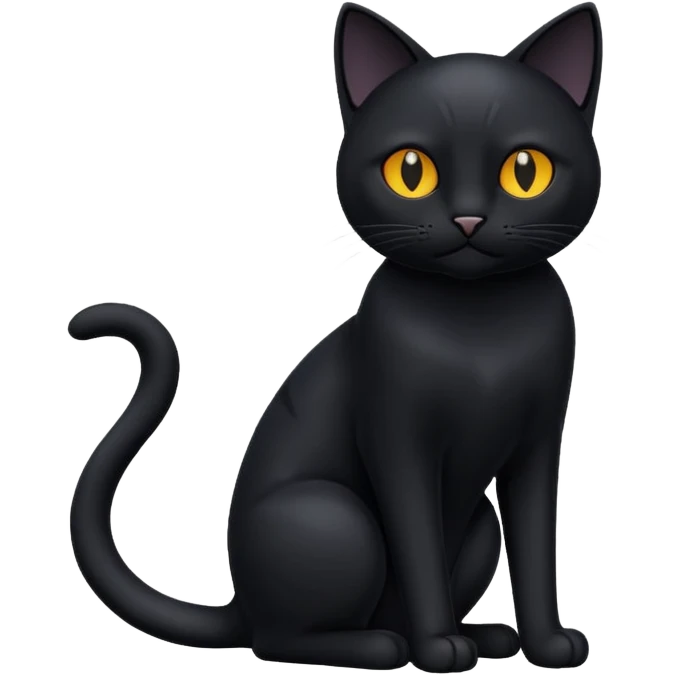 black cat emoji