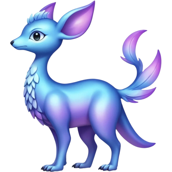 Shiny Dusk-Colored Fionbri-creature by Falvie (full body) emoji
