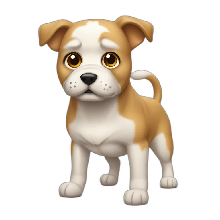 Chien qui fait de la muscu emoji