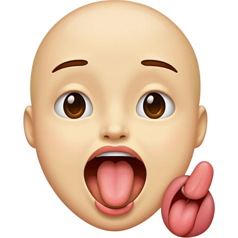 Sticking tongue out emoji