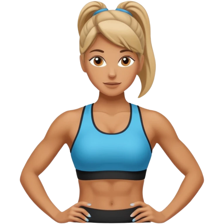 woman personal trainer emoji
