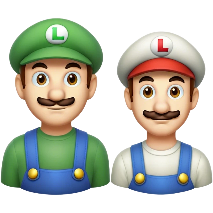 Mario and Luigi emoji