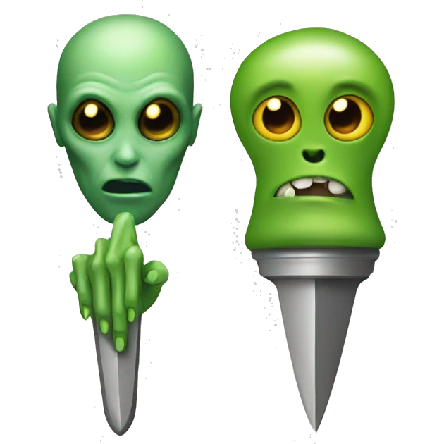 ALIEN and nail emoji