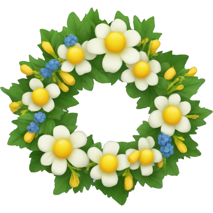 ukrainian wreath emoji