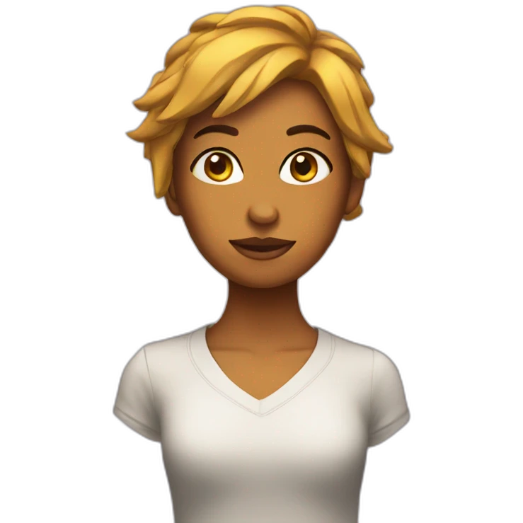 Chica emoji