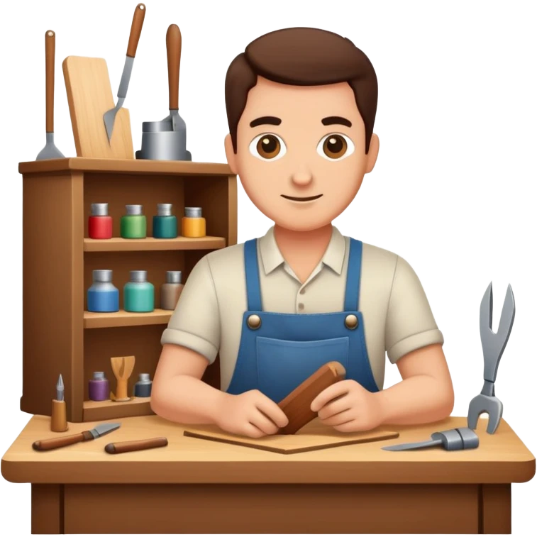 experienced furniture maker emoji