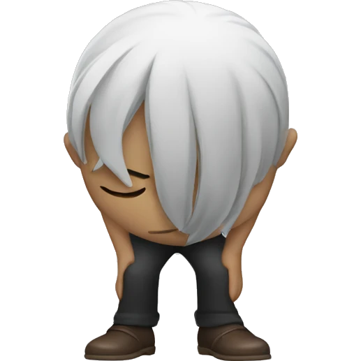 Bowing in thanks emoji