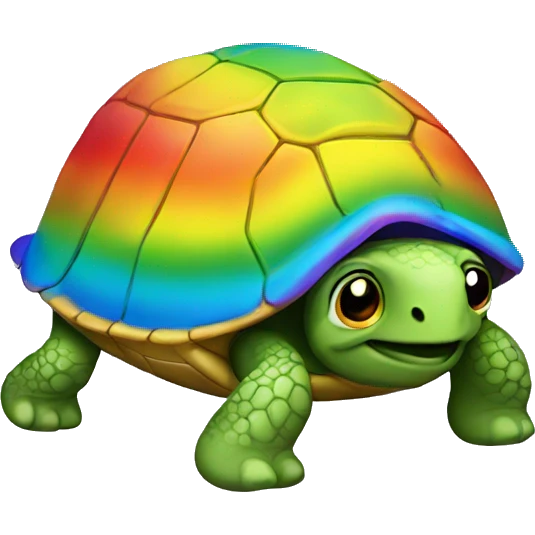 Rainbow Turtle  emoji