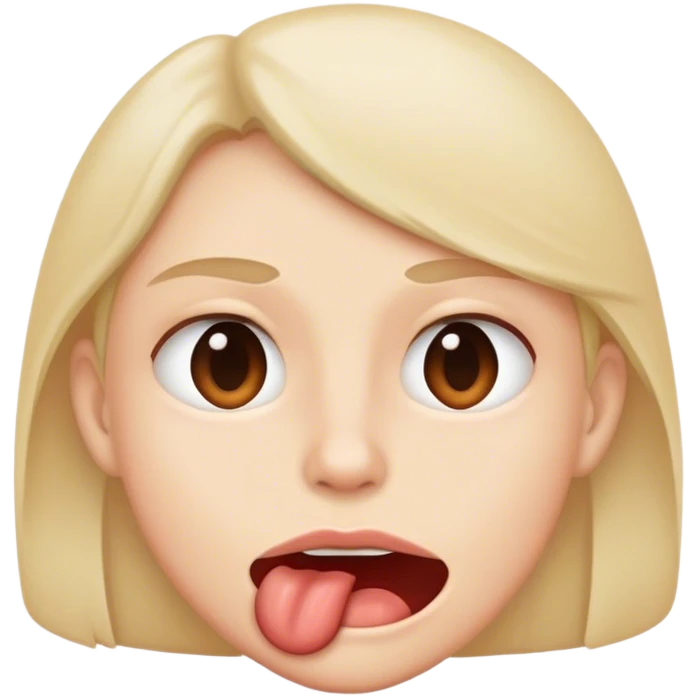 Lip bite emoji