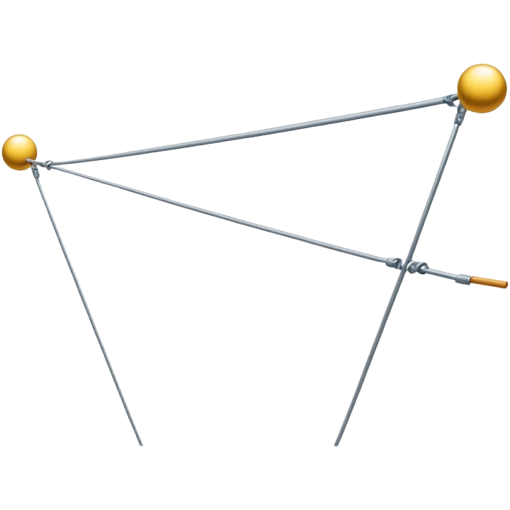 tightrope between two things
 emoji