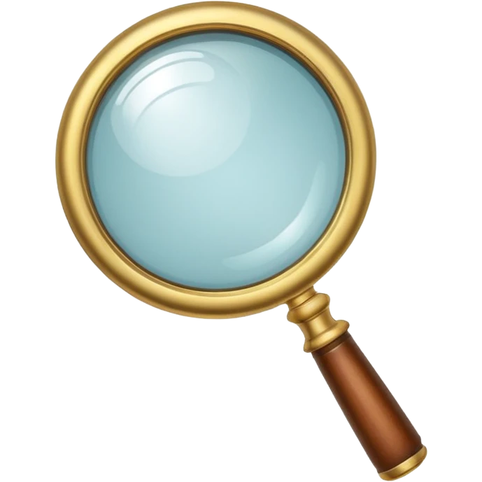 magnifying glass emoji