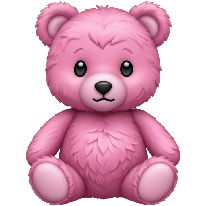 Pink teddy bear ￼ emoji