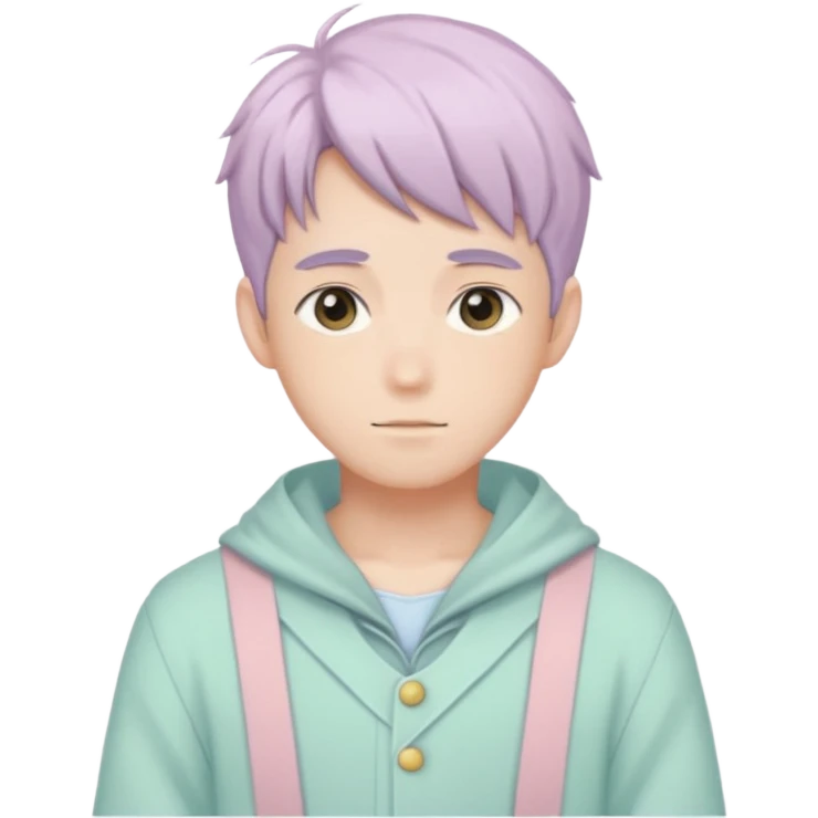 gorgeous-pastel-anime-style- man wearring Cottagecore style  emoji