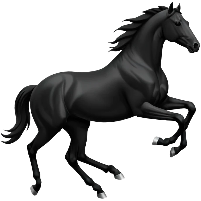 gallop silhouette emoji