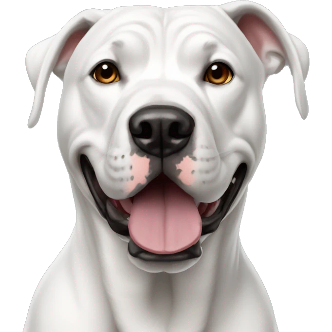 Un dogo argentino emoji
