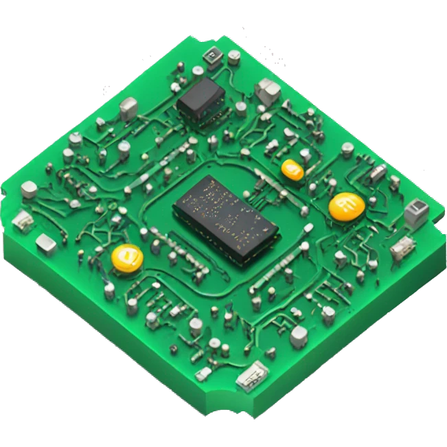 circuit board isometry emoji