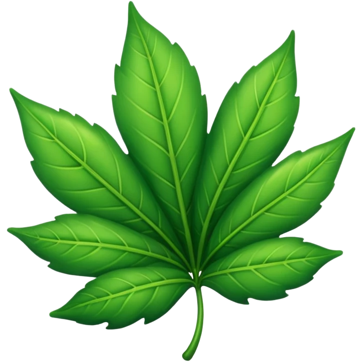 folha verde emoji