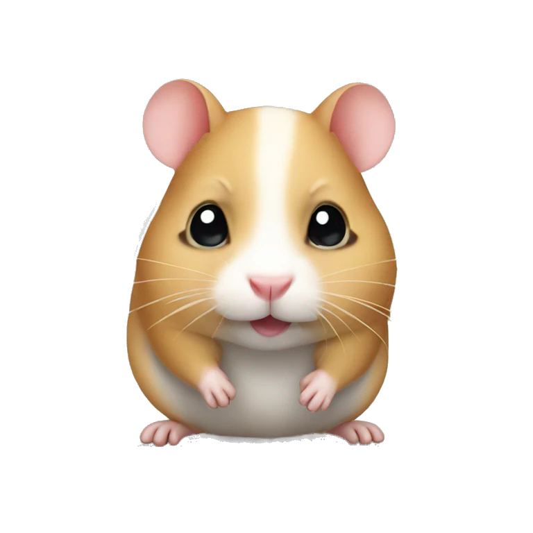 shaved hamster emoji