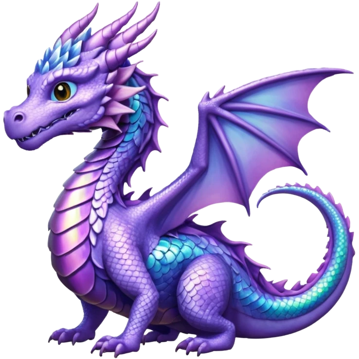 lavender dragon emoji