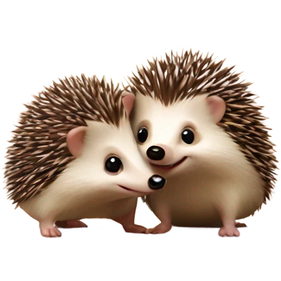 hedgehogs in love drina beer  emoji