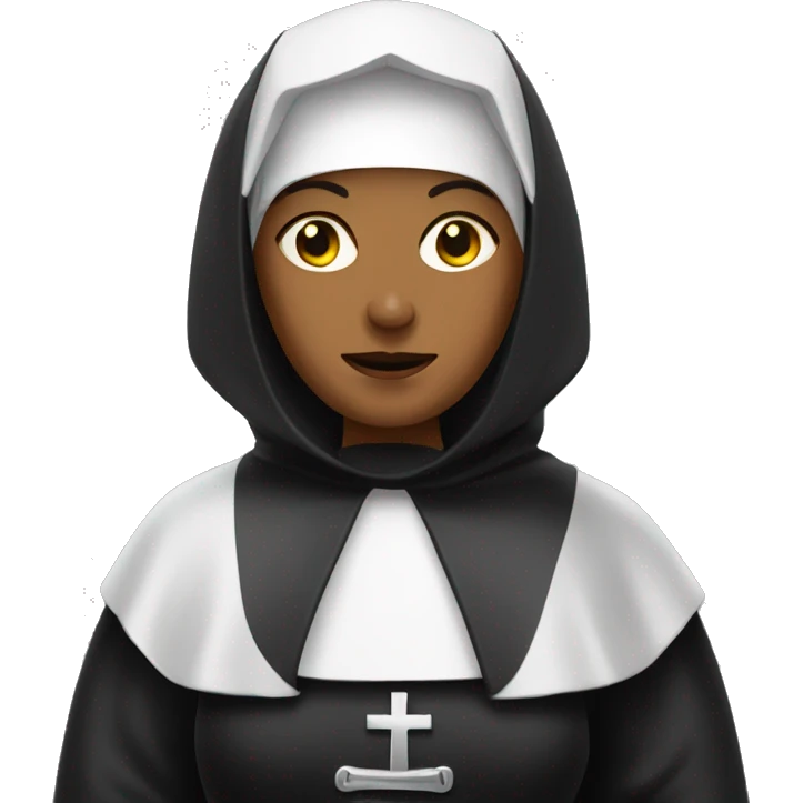 A crime fighting nun emoji