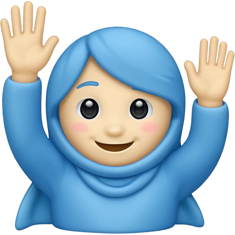 Un huggy wuggy saludando emoji