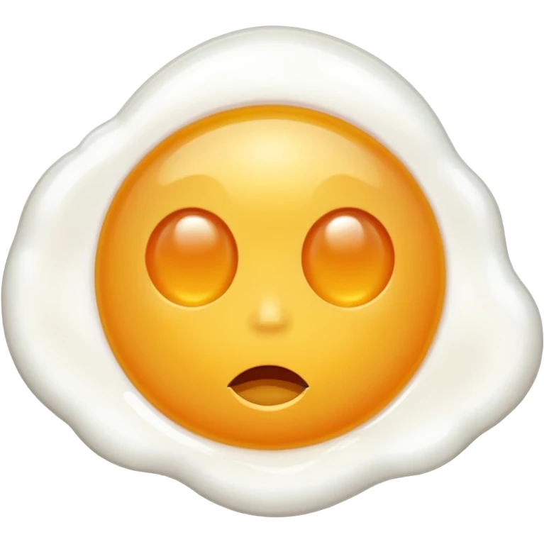fried egg white only emoji