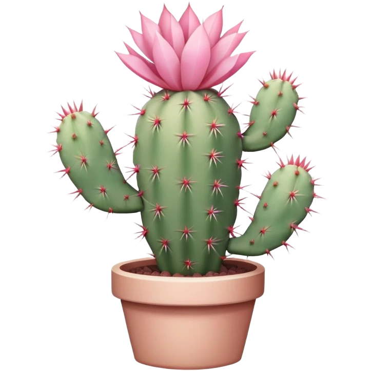 pastel pink cactus emoji