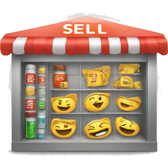 sell button sign emoji
