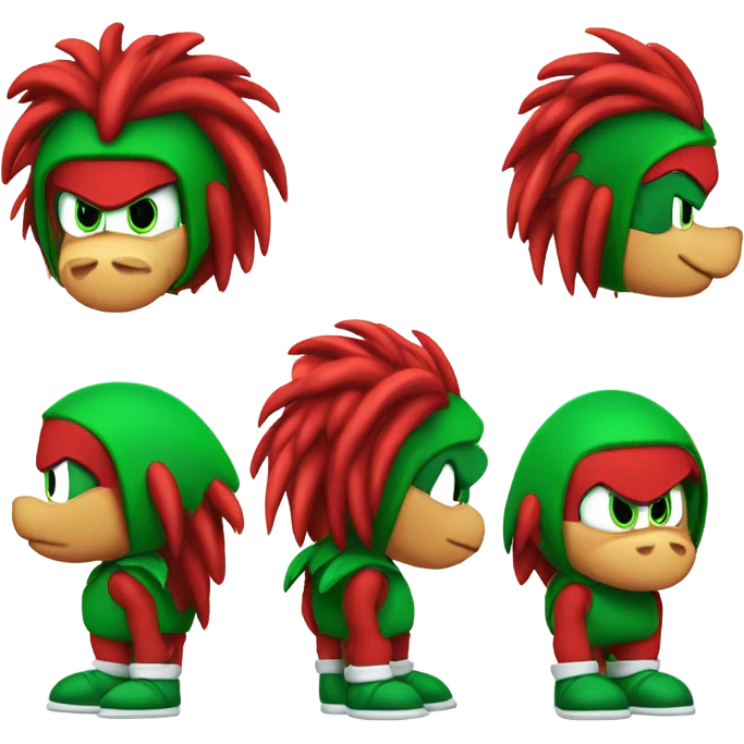 Knuckles from sonic emoji