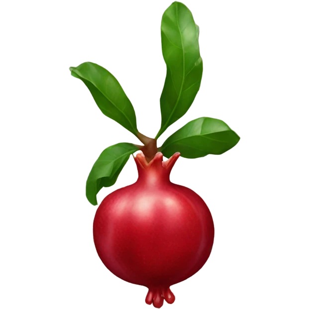 Red pomegranate pulp emoji