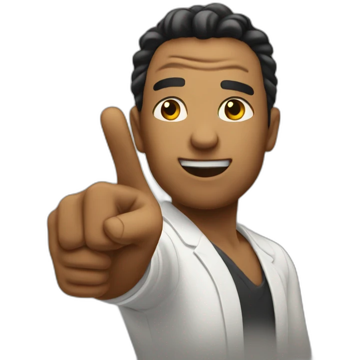pointing at myself emoji