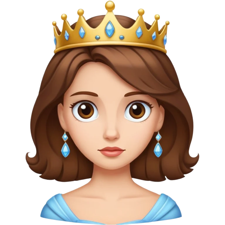 Eye roll princess  emoji