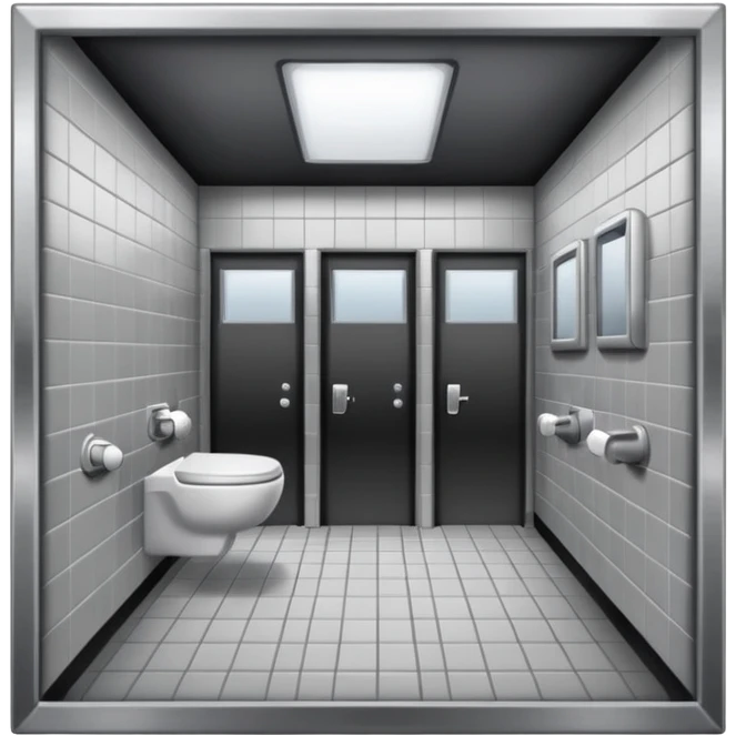 public restroom emoji