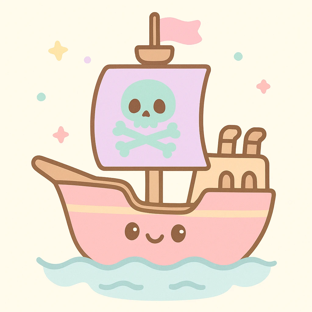 pirate ship emoji