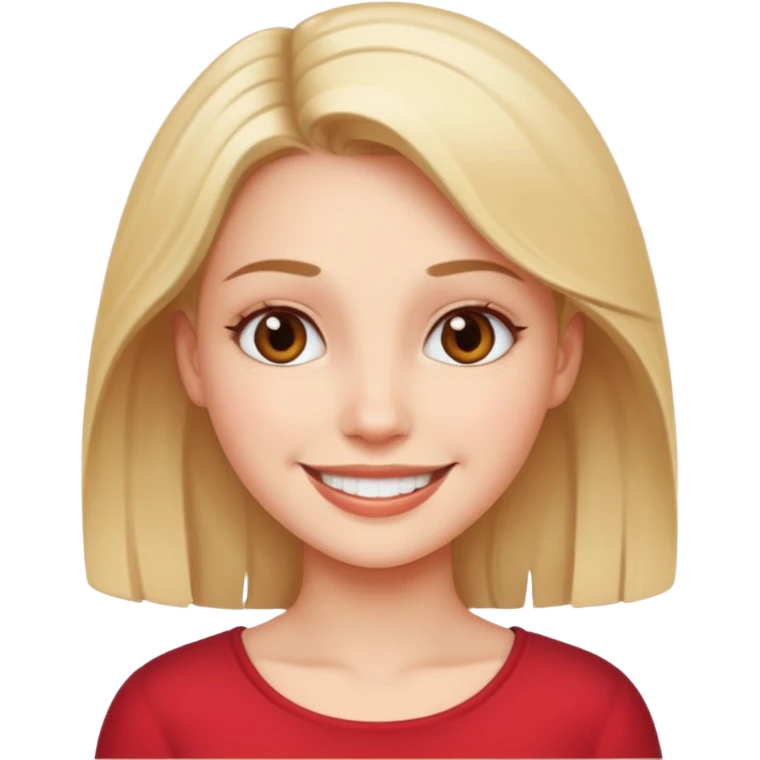 beautiful girl iOS style emoji
