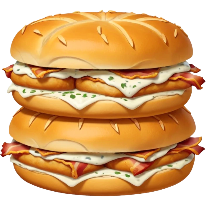 chicken and bacon ranch rolls emoji