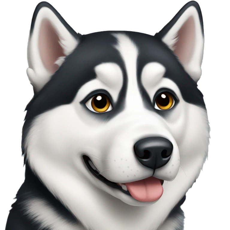 Siberian husky emoji