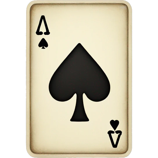 ace of spades playing card emoji