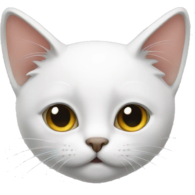 Cat White emoji