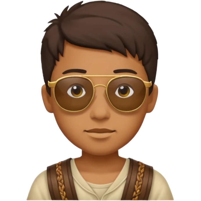 thaland ancient boy with sunglasses emoji
