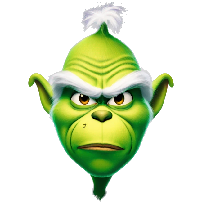 The grinch emoji