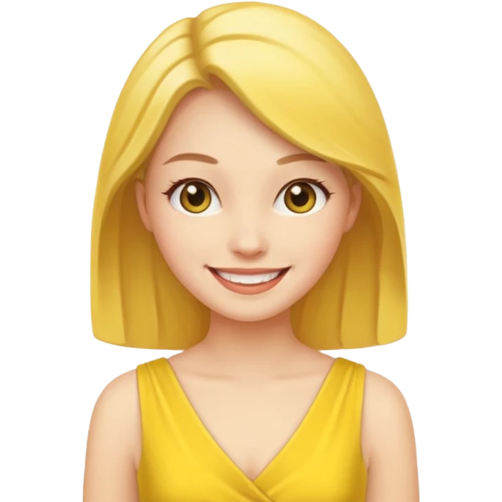 yellow dress emoji
