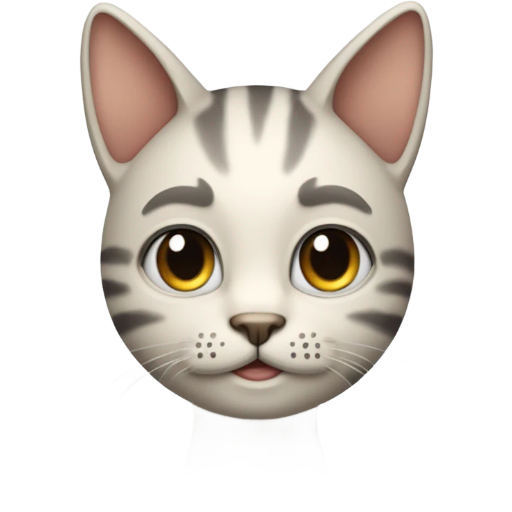 A human cat emoji