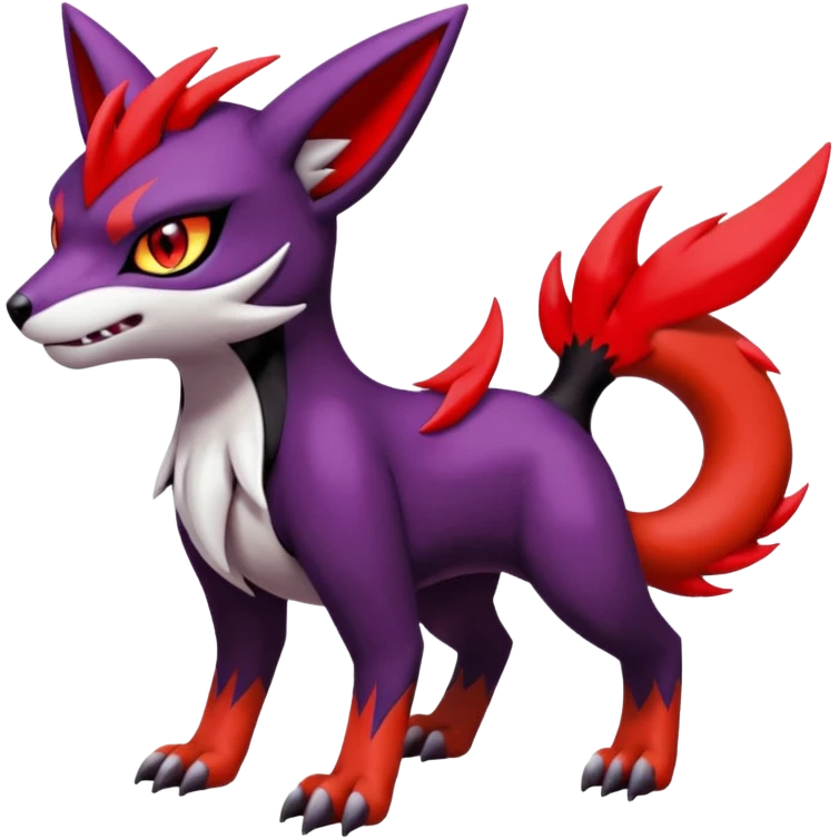 Meloetta-Litten-Zangoose-Guilmon-Darkrai-Pokémon-Fakémon-fusion-hybrid-creature emoji